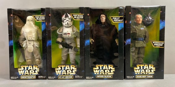 Group of 4 Kenner Star Wars Figures