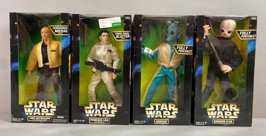 Group of 4 Kenner Star Wars Figures