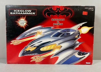 1997 Kenner Batman & Robin Iceglow Bathammer