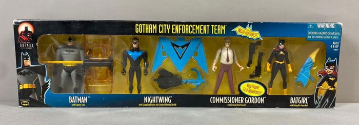 2000 Hasbro The New Batman Adventure Gotham City Enforcement Team Figures