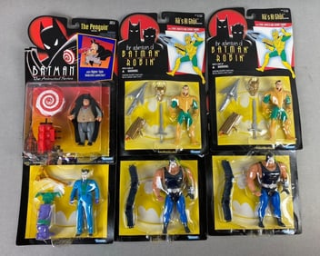 Group of 6 Kenner Batman The Animated Series Figures