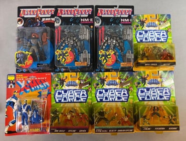 Group of 8 Mattel, ToyBiz , and More Figures