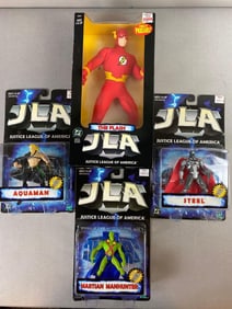 Group of 4 Hasbro DC Figures