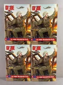 Group of 4 Kenner 1997 GiJoe Classic Collection U.S. Army Pilot