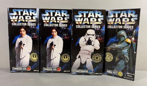 Group of 4 Kenner 1996 Star Wars Figures
