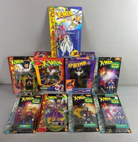 Group of 9 Toy Biz Marvel Comics Figures