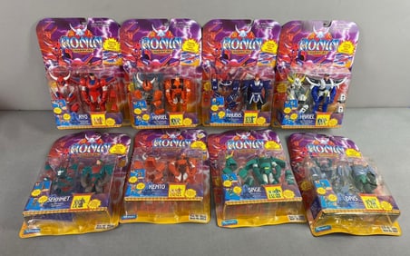 Group of 8 Playmates Ronin Warriors Figures