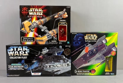Group of 3 Kenner/Hasbro Star Wars Vehicles
