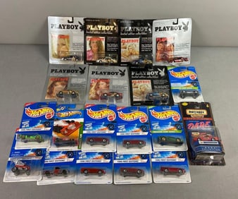 Group of 19 Mattel Hot Wheels Die Cast Vehicles and more