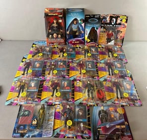 Group of 19 Playmates Star Trek Figures