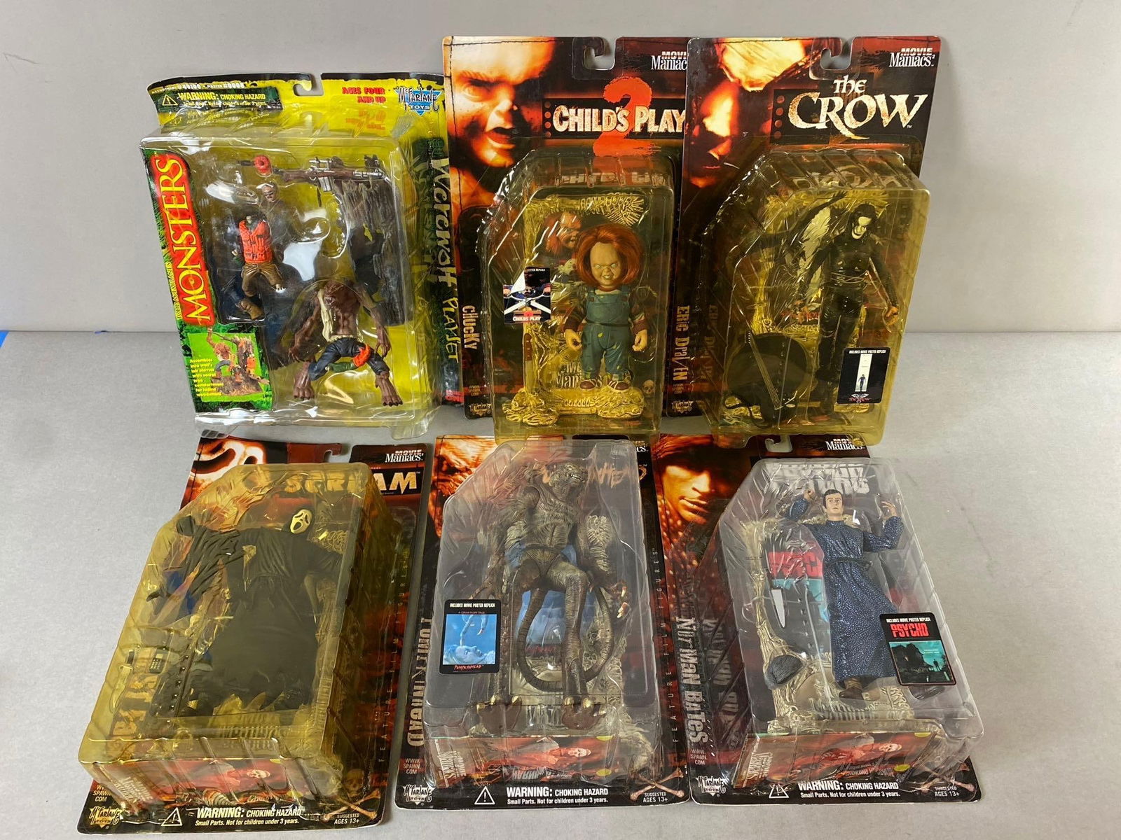 Group of 6 McFarlane Toys Horror Themed Figures (1 of 3)