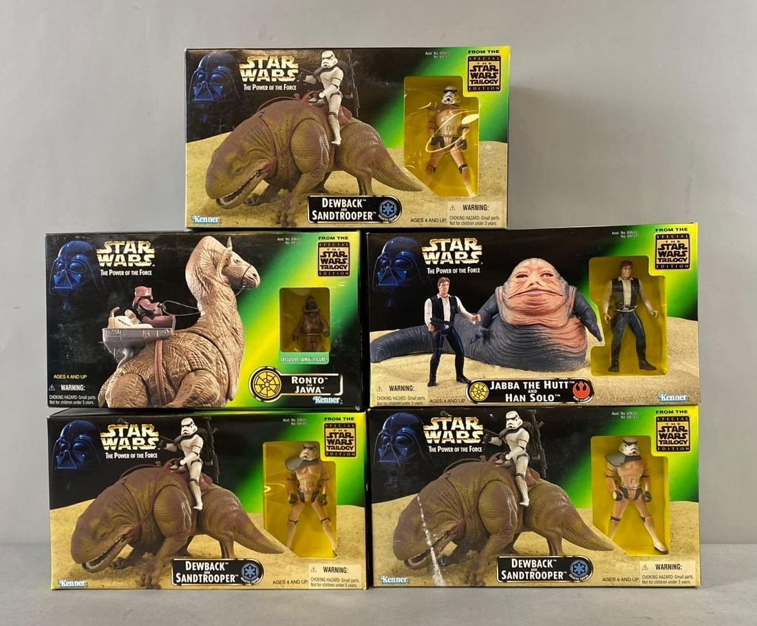 Group of 5 Kenner Star Wars The power of the Force Figures (1 of 4)