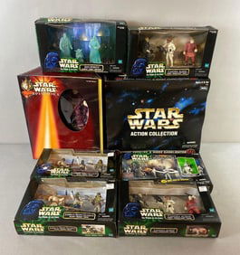 Group of 8 Kenner/ Hasbro Star War Figures