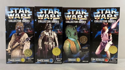 Group of 4 Kenner Star Wars Collectors Series Figures
