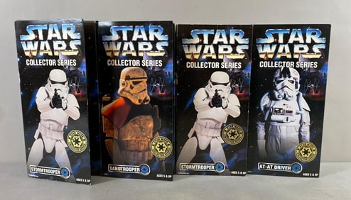 Group of 4 Kenner Star Wars Collector Series Figures