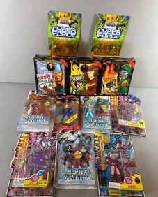 Group of 12 Toy Biz Marvel Comics Figures and More.