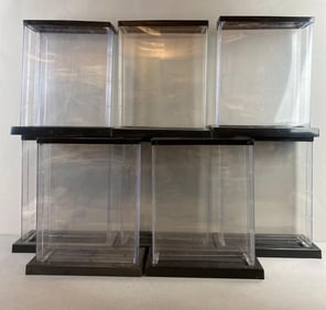 Group of 8 Display Cases