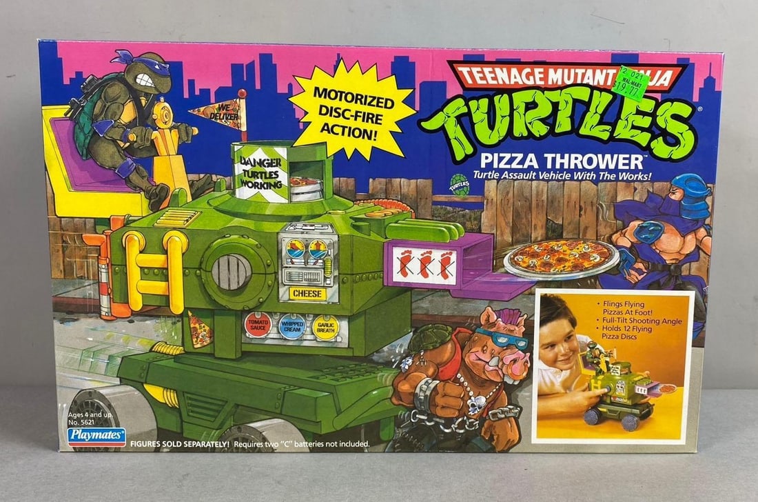 1989 Playmates Teenage Mutant Ninja Turtles Pizza Thrower Vehicle (1 of 2)