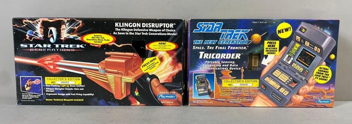 Group of 2 1990’s Playmates Star Trek Klingon Disruptor and More