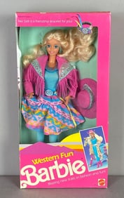 1989 Mattel Barbie Western Fun Fashion Doll
