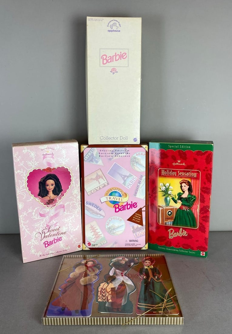 Group of 5 Mattel Barbie Themed Fashion Dolls (1 of 5)