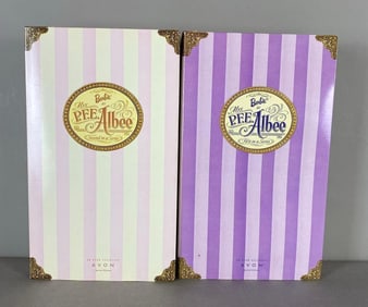 Group of 2 Mattel Barbie Avon Exclusive Special Edition Fashion Dolls