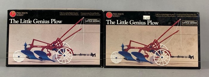 Group of 2 ERTL Precision Series The Little Genius Farm Plow