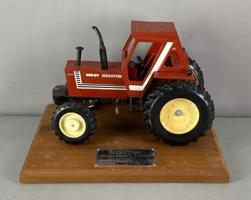 ERTL Hesston LE Model 980DT Tractor Display