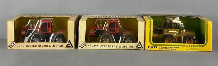 Group of 3 ERTL Die-Cast Travtors