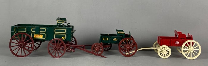 Group of 3 Die-Cast Wagons