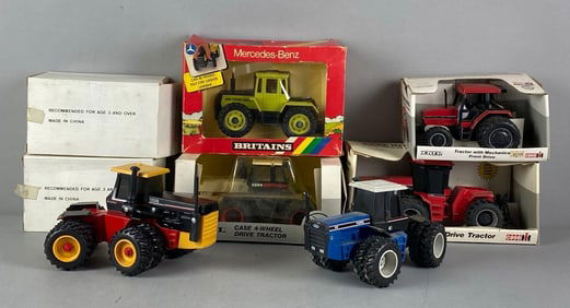 Group of Die-Cast Tractors