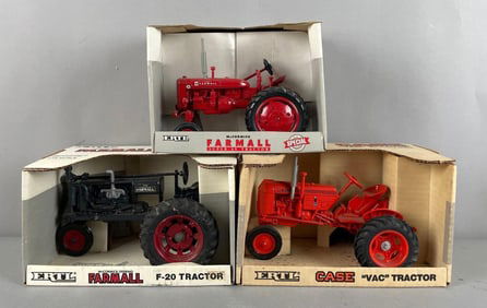 Group of Ertl Die-Cast Tractors