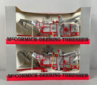 Group of 2 Spec-Cast McCormick-Deering Die-Cast Threshers