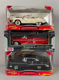 Group of Die-Cast 1950s Cars