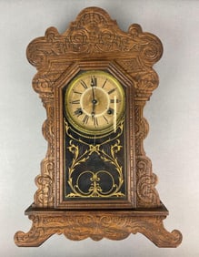 Antique Gingerbread Mantle Clock