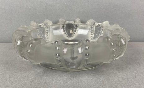 Vintage Lalique Cannes Crystal Ashtray