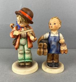Group of 2 Vintage Hummel Porcelain Figurines