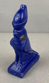 Egyptian Falcon God Horus Lapis Lazuli Figure