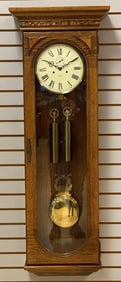 Howard Miller Oak Wall Hanging Clock