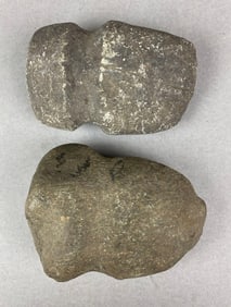 Group of 2 Native American Artifact Axe Heads