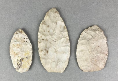 Group of 3 Native American Artifact Spades