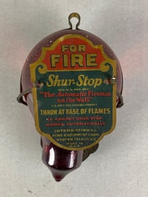 Antique Shur- Stop Fire Extinguisher Grenade