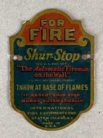 Antique Sure- Stop Plate