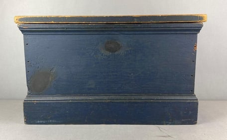 Primitive Painted Wood Chest