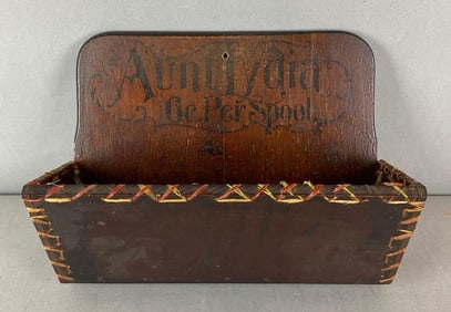 Vintage Aunt Lydia Advertising Thread Display