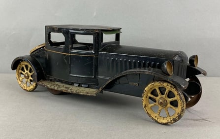 Antique Dayton Coupe Friction Motion Pressed Steel Car