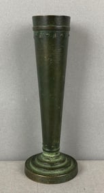 Antique Art Deco Bronze Ystad Brons Kunga Vasen Vase