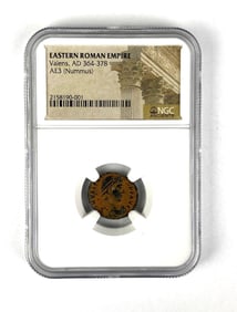 AD 364-378 Eastern Roman Empire Valens AE3 Nummus NGC Ancients