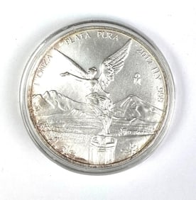 2012 Mexico Libertad 1 Onza 1 oz .999 Fine Silver Round