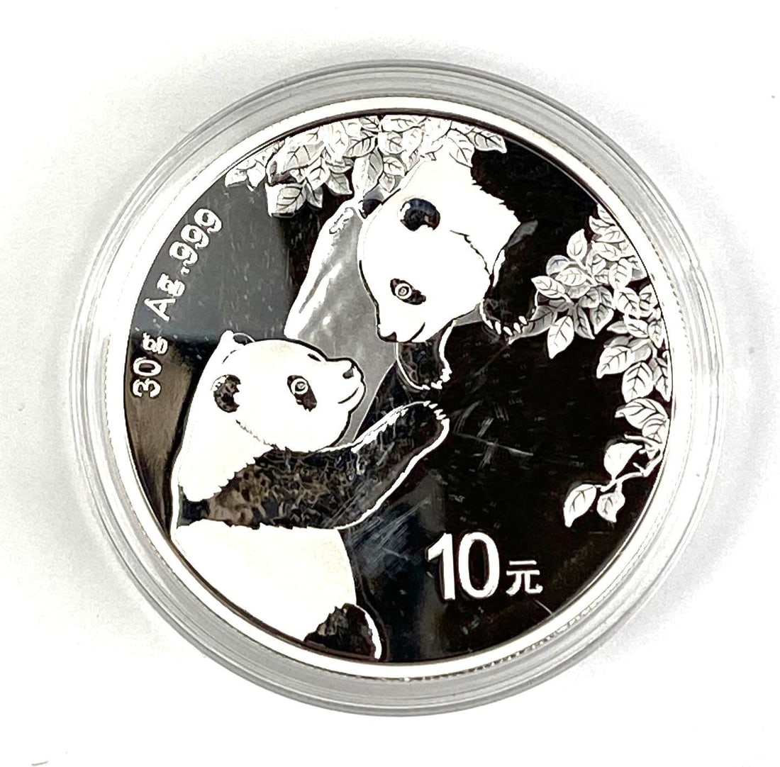 2023 China 10 Yuan Panda 30 Grams .999 Silver Round (1 of 2)